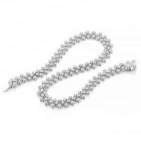 Bracelet rivire de diamants  2.25 ct Diamant Blanc G-SI en Or Blanc - Hera - B9300