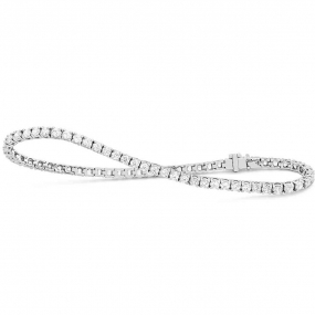 Bracelet rivire de diamants  3 ct Diamant Blanc G-VS en Or Blanc -  - B1486FMPWA000