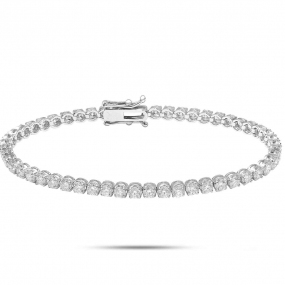 Bracelet rivire de diamants  4.2 ct Diamant Blanc G-VS en Or Jaune - Hinata - JM-BRAC04