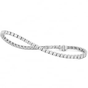 Bracelet rivire de diamants  4 ct Diamant Blanc G-VS en Or Blanc - Ambre - B1487FMPWA000