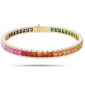 Bracelet Saphirs Rainbow Fanny  - B4343