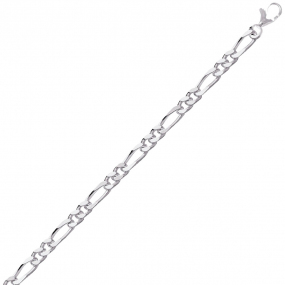 Chaine Argent maille Alterne 16.7g - 4 mm - Laurianne - 301272C