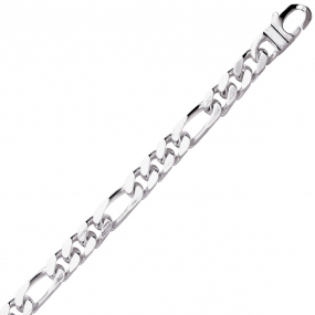 Chaine Argent maille Alterne 31.2g - 5 mm - Alyona - 301485C