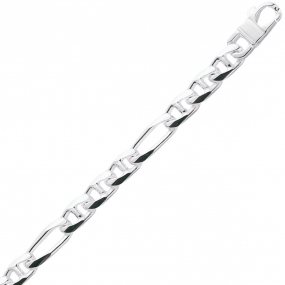 Chaine Argent maille Marine 40.55g - 6 mm - Elianna - 301490C