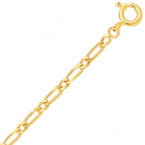 Chaine en or 9 carats maille Alterne 2mm 3.2g Manon - 9K524.2