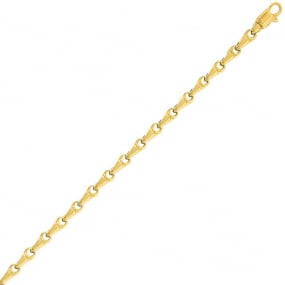 Chaine en or jaune Fantaisie 3mm 9.35g Cynthia - 7318 