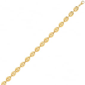 Chaine or Grain de Caf 3.2 mm 9 carats 6.84g Tara