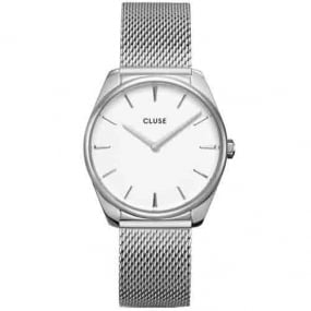 Cluse Froce Mesh Silver White -  - CW0101212001