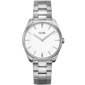 Cluse Froce Steel Silver White -  - CW0101212003