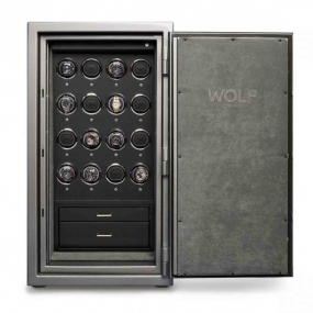 Coffre Montre et bijoux Wolf 1834 -ATLAS 16 PIECE WINDER SAFE - 491665