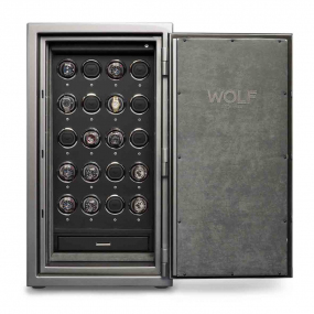 Coffre Montre et bijoux Wolf 1834 -ATLAS 20 Pcs WINDER SAFE - 492065