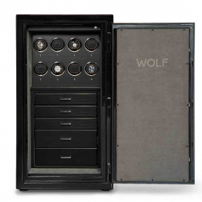 Coffre Montre et bijoux Wolf 1834 -ATLAS 8 Pcs Winder Safe - 491864