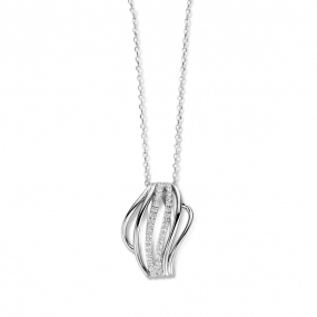 Collier Argent  et oxyde de zirconium - Naiomy  - Coralie