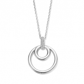 Collier Argent pavage Zirconium - Naiomy  - Cynthia