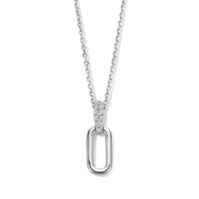 Collier Argent pavage Zirconium - Naiomy  - Femme - Mariana - N3S71