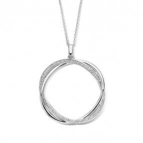 Collier Argent pavage Zirconium - Naiomy  - Femme - Yasuji - N3S61