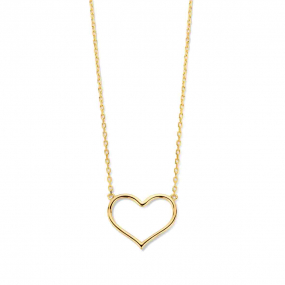 Collier Argent pendentif coeur  - Naiomy - Misako