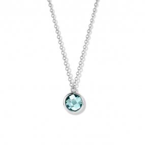 Collier Argent pierre bleue - Naiomy - Kariane