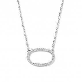 Collier Argent serti d'oxyde - Naiomy - Tatiana