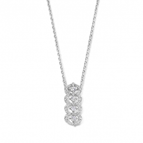 Collier Argent serti d'oxydes - Naiomy - Eclatante