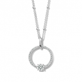 Collier Argent serti de Zirconium - Naiomy - Alessia