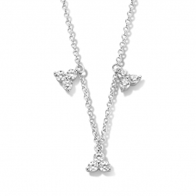 Collier Argent serti de Zirconium - Naiomy - Anthea