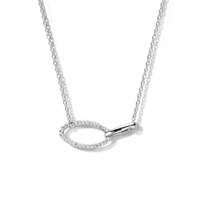 Collier Argent serti de Zirconium - Naiomy - Arianne