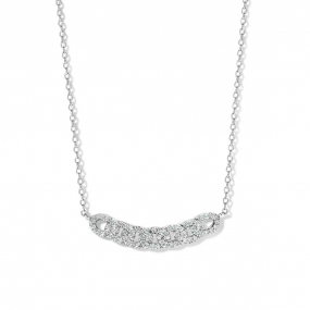 Collier Argent serti de Zirconium - Naiomy - Camilla