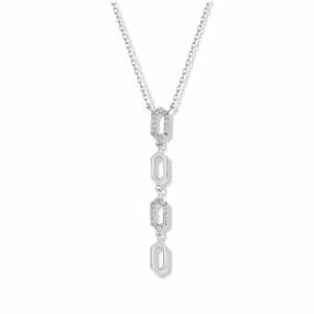 Collier Argent serti de Zirconium - Naiomy - Catarina