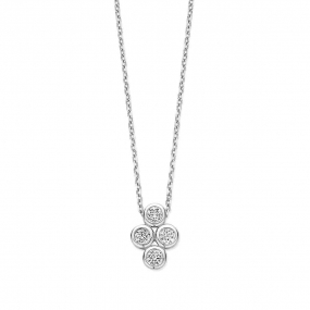 Collier Argent serti de zirconium - Naiomy - Gaia