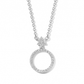 Collier Argent - serti de Zirconium - Naiomy - Ilaria