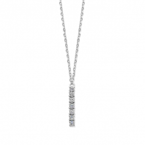 Collier Argent serti de zirconium - Naiomy - Kenza