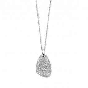 Collier Argent serti de zirconium - Naiomy - Korail