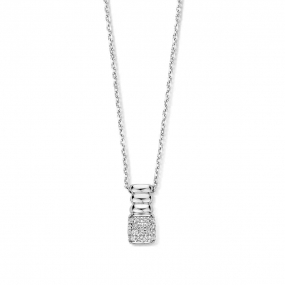 Collier Argent serti de zirconium - Naiomy - Laura