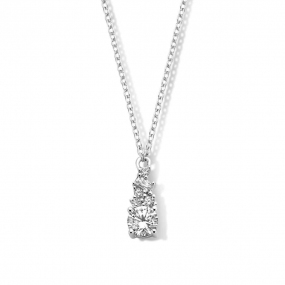 Collier Argent serti de Zirconium - Naiomy Moments - Magalie