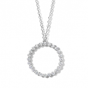 Collier Argent serti de Zirconium - Naiomy - Roxanne