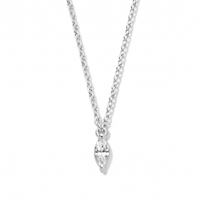 Collier Argent serti de Zirconium - Naiomy - Sauvahna