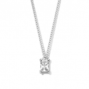 Collier Argent  serti de Zirconium - Naiomy - Thia