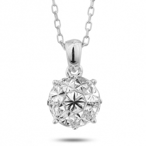 Collier Diamant 0.45 ct Or Blanc 2.35g Audrey - P5717FMPWAC00 