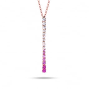 Collier Diamants et Saphirs ct - Dlia-GI2136R/ZR