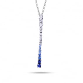 Collier Diamants et Saphirs ct - Nolwenn-GI2136B/ZB 