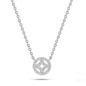 Collier Diamants  Or Blanc 0.14 ct  - 3.6064.21