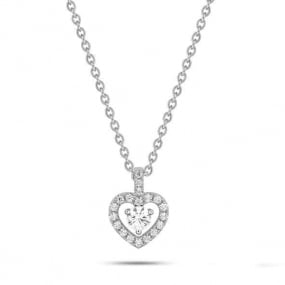 Collier Diamants  Or Blanc 0.15 ct  - 3.6067.21