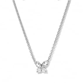 Collier Diamants Or Blanc 0.15 ct Tahuata - 064697A