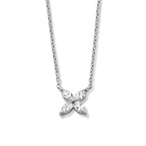 Collier Diamants Or Blanc 0.18 ct Hideki - 064667A