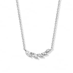 Collier Diamants Or Blanc 0.19 ct Maelle - 062237A