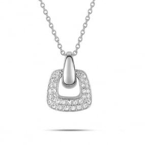 Collier Diamants  Or Blanc 0.24 ct Giulia - 3.6014.21