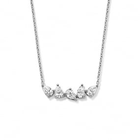 Collier Diamants Or Blanc 0.53 ct Maryse - 064732A