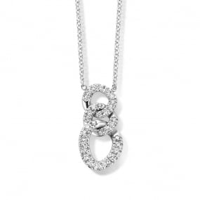 Collier Diamants Or Blanc 0.54 ct Narah - 064565A