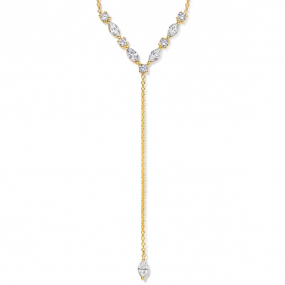 Collier Diamants Or Blanc 0.55 ct Splendeur - 067419A